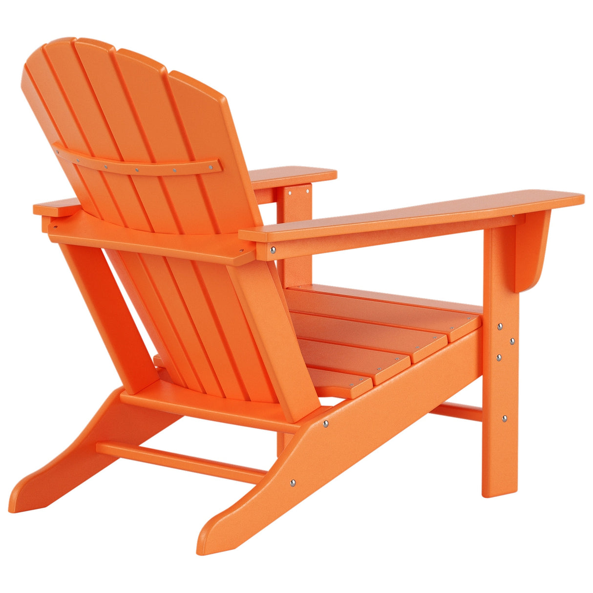 Polytrends Altura Outdoor Eco-Friendly All Weather Adirondack Chair with Side Table (2-Piece Set)