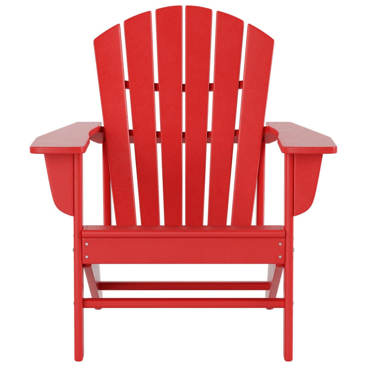 Polytrends Altura Outdoor Eco-Friendly All Weather Adirondack Chair with Side Table (2-Piece Set)