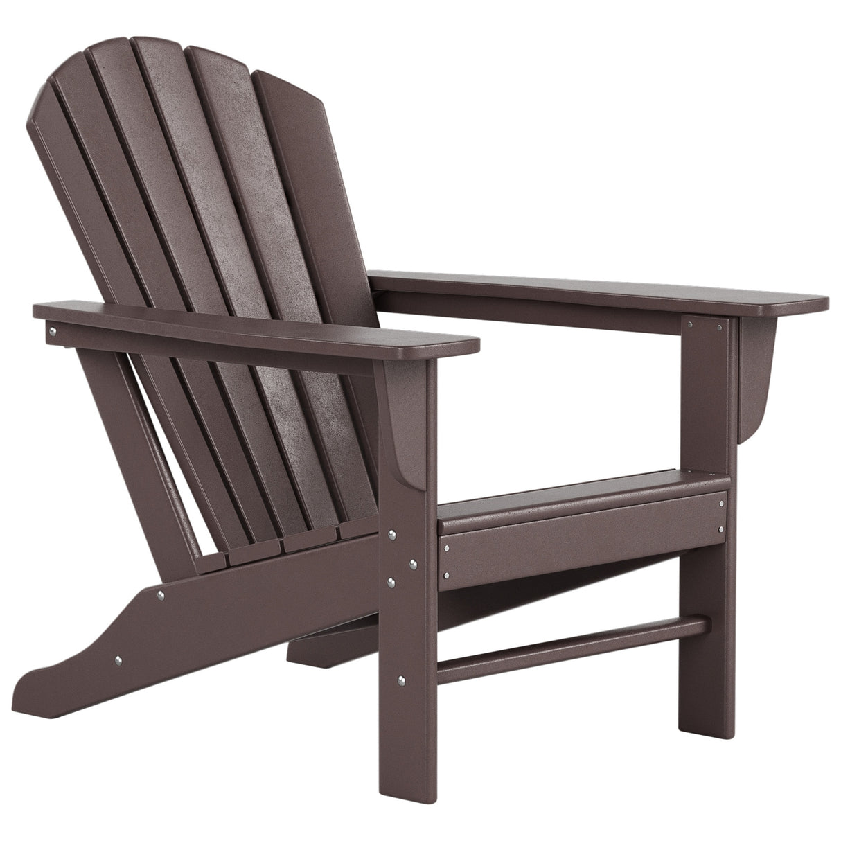 Polytrends Altura Outdoor Eco-Friendly All Weather Adirondack Chair with Side Table (2-Piece Set)