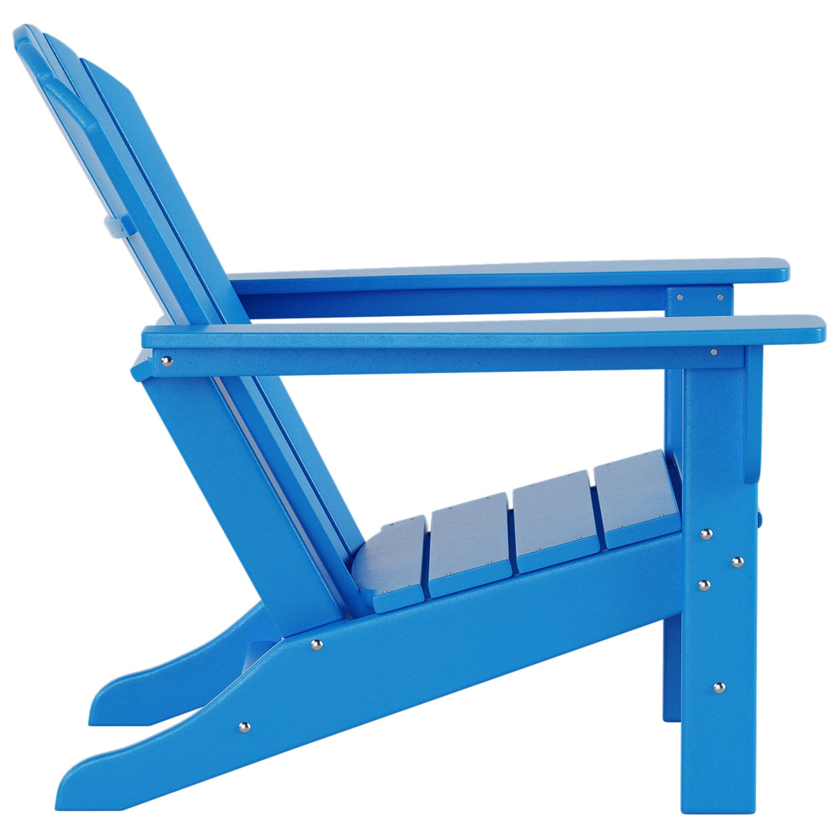 Polytrends Altura Outdoor Eco-Friendly All Weather Adirondack Chair with Side Table (2-Piece Set)