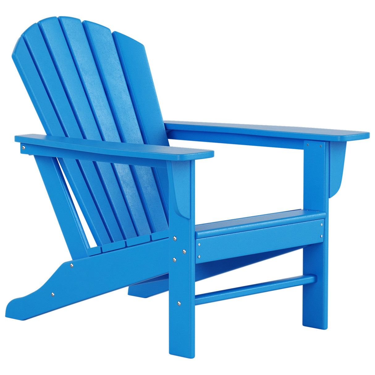 Polytrends Altura Outdoor Eco-Friendly All Weather Adirondack Chair with Side Table (2-Piece Set)