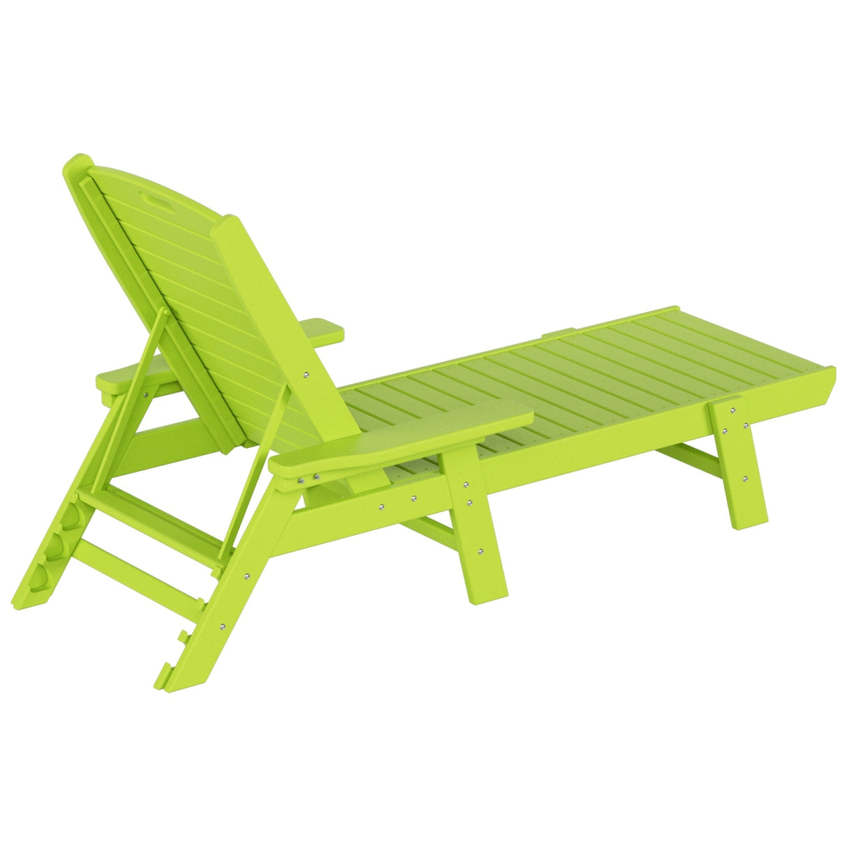 Polytrends Laguna Hdpe All Weather Outdoor Patio Pool Reclining Chaise Lounge (Set Of 2)