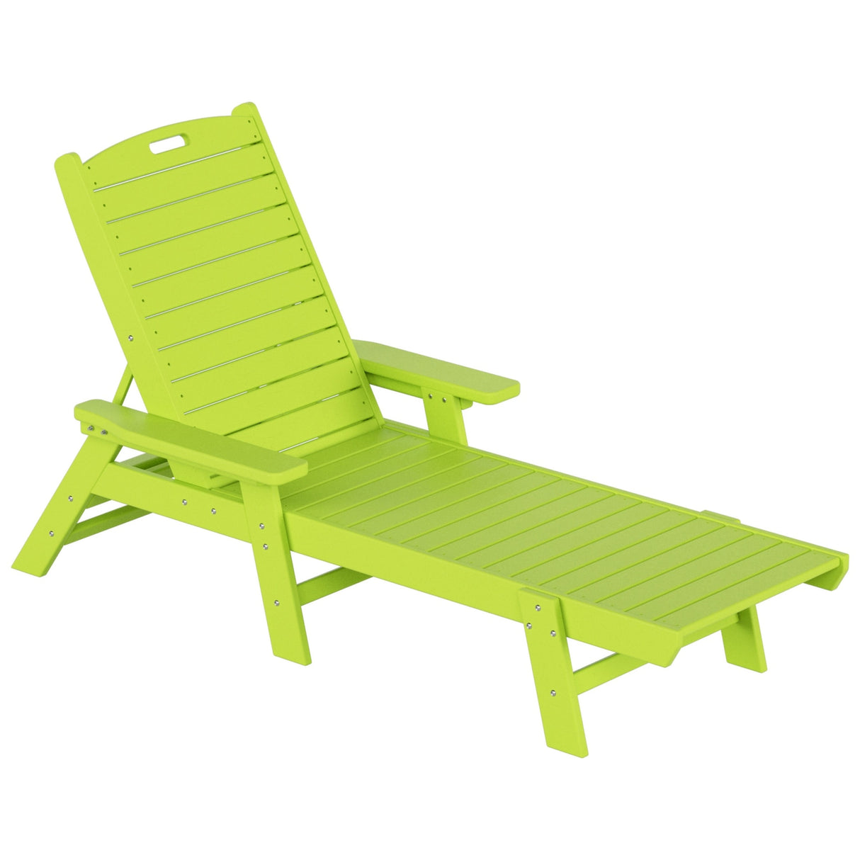 Polytrends Laguna Hdpe All Weather Outdoor Patio Pool Reclining Chaise Lounge (Set Of 2)