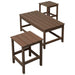 Polytrends Laguna Hdpe All Weather Outdoor Patio Coffee And Side Tables (3-Piece Set)