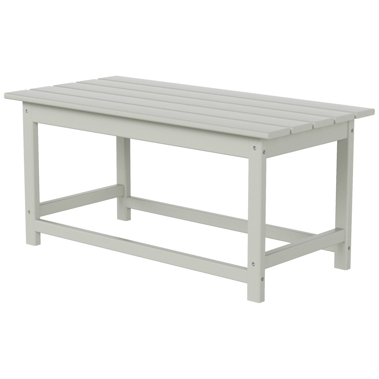 Polytrends Laguna Hdpe All Weather Outdoor Patio Coffee And Side Tables (3-Piece Set)