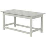 Polytrends Laguna Hdpe All Weather Outdoor Patio Coffee And Side Tables (3-Piece Set)