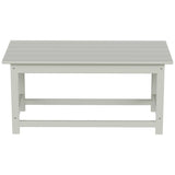 Polytrends Laguna Hdpe All Weather Outdoor Patio Coffee And Side Tables (3-Piece Set)