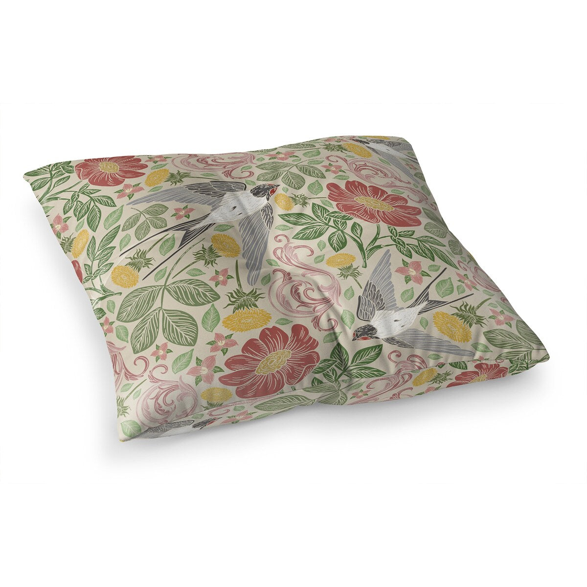 POSEY IVORY Floor Pillow By Kavka Designs