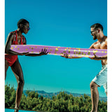 POZA 2 Pack Jumbo Inflatable Pool Noodle Floats - Purple Gold, 74 inch - 74 inches