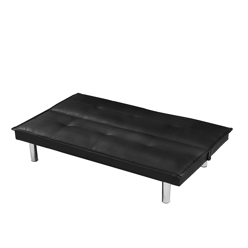 PU Leather Sofa Bed Couch , Convertible Folding Futon Sofa Bed .