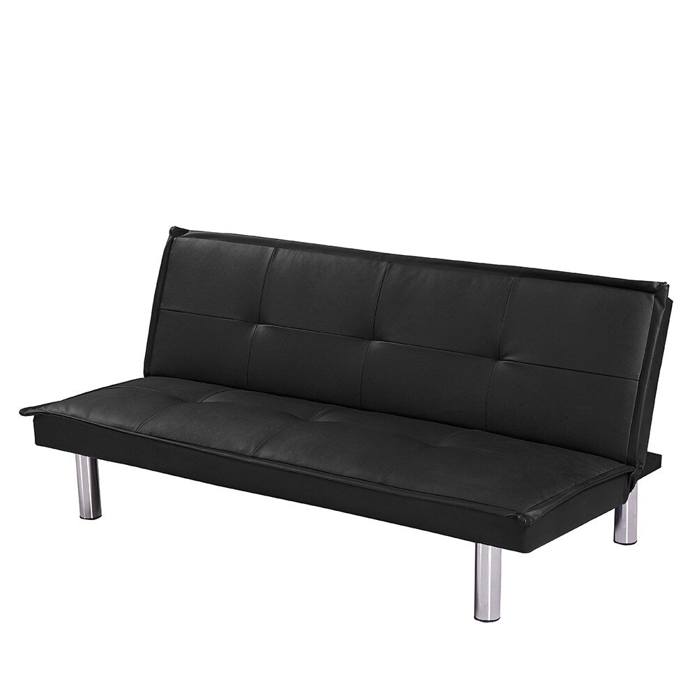 PU Leather Sofa Bed Couch , Convertible Folding Futon Sofa Bed .