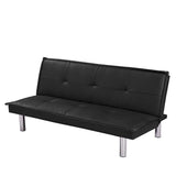 PU Leather Sofa Bed Couch , Convertible Folding Futon Sofa Bed .