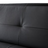 PU Leather Sofa Bed Couch , Convertible Folding Futon Sofa Bed .