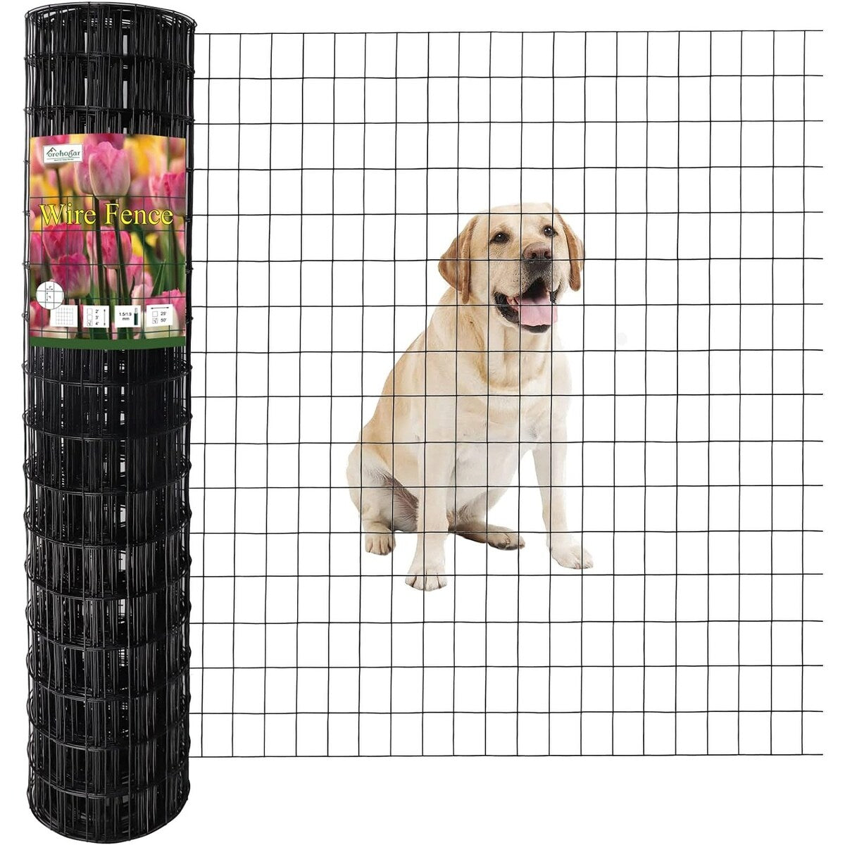 PVC Coated Welded Wire Fence,Garden Border Fencing Metal Wire Mesh for Yard Vegetable Plant Protection Poultry Netting