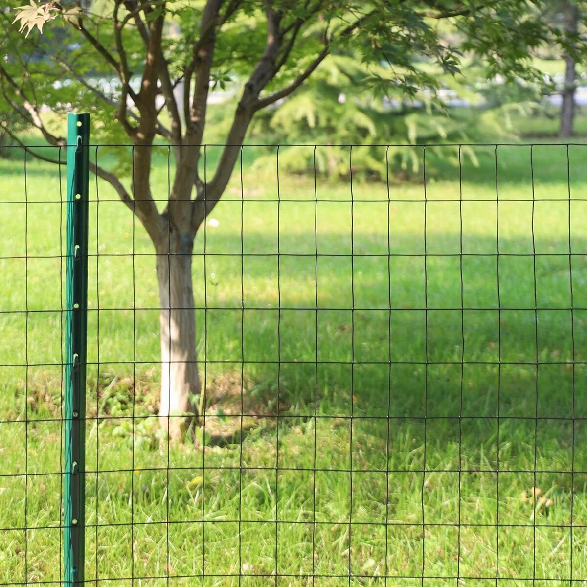 PVC Coated Welded Wire Fence,Garden Border Fencing Metal Wire Mesh for Yard Vegetable Plant Protection Poultry Netting