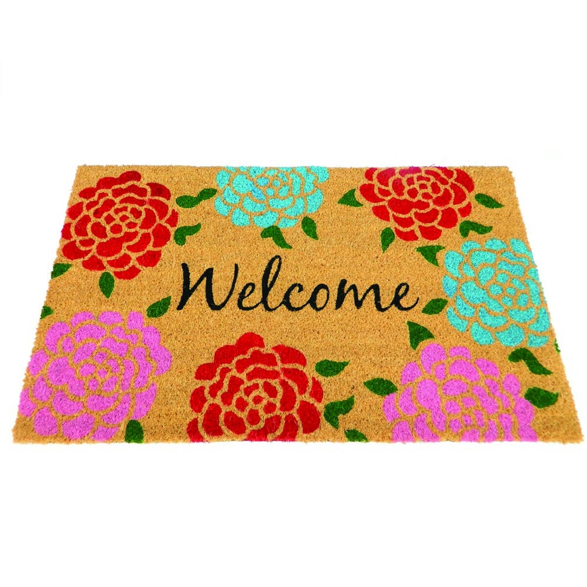 PVC Tufted Mat Natural Printed 18" X 30" - 18" X 30"