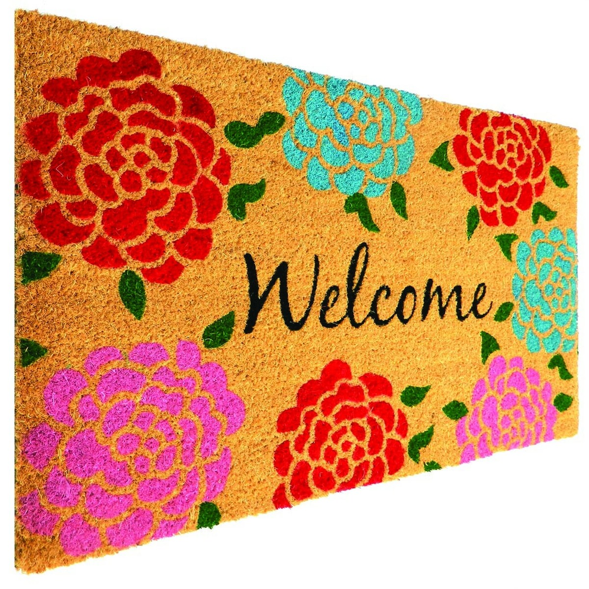 PVC Tufted Mat Natural Printed 18" X 30" - 18" X 30"