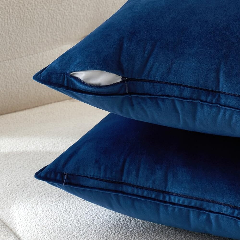 Pack of 2 Decorative Velvet Throw Pillow Cover Soft Pillow Cover