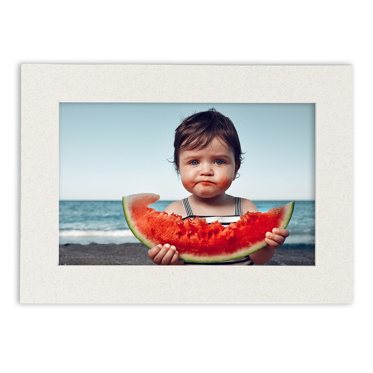 Pack of 25 Acid Free 11x14 Mats Bevel Cut for 8x12 Photos - Oyster Shell White Precut Matboards For Pictures, Photos, Framing