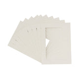 Pack of 25 Acid Free 11x14 Mats Bevel Cut for 8x12 Photos - Oyster Shell White Precut Matboards For Pictures, Photos, Framing