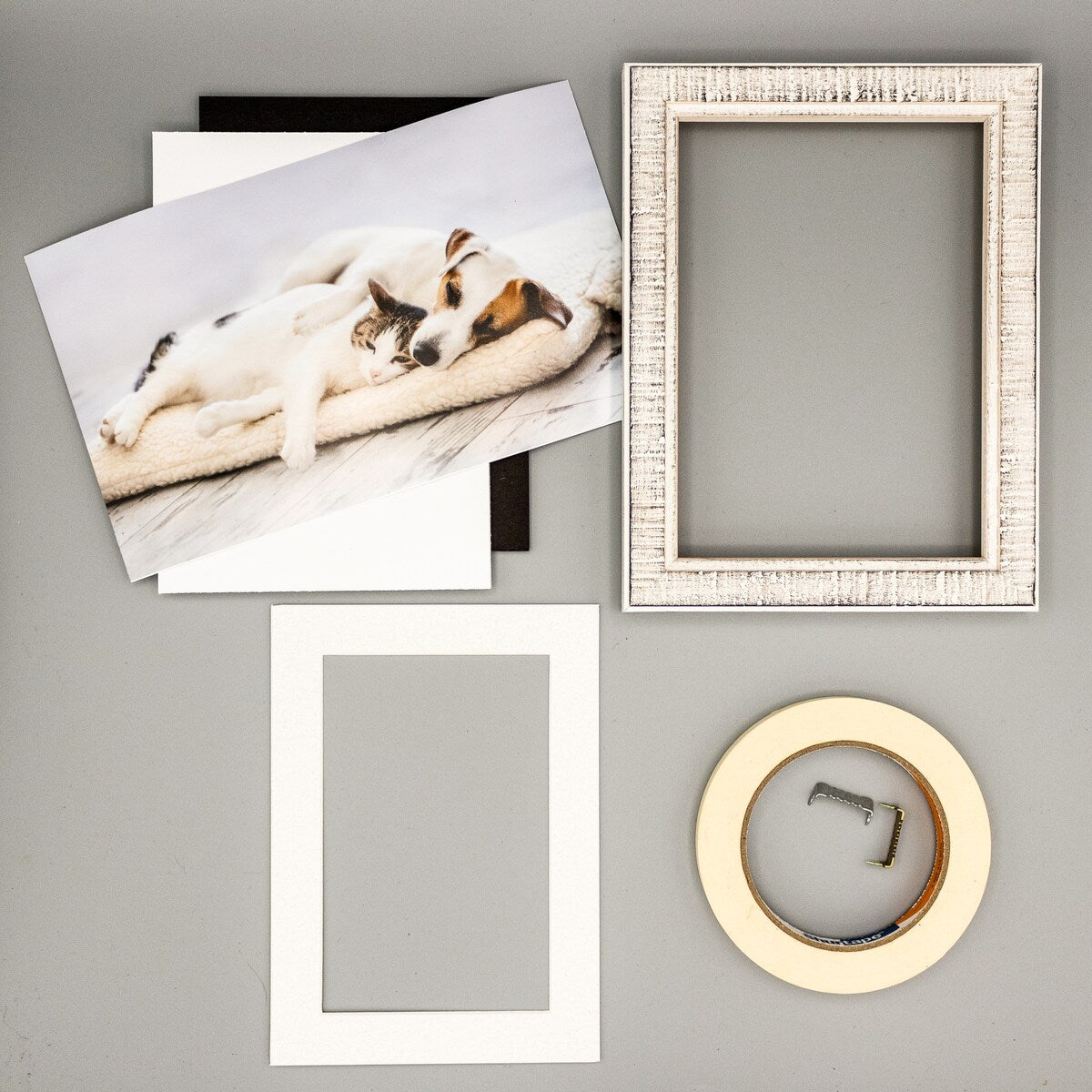 Pack of 25 Acid Free 11x14 Mats Bevel Cut for 8x12 Photos - Oyster Shell White Precut Matboards For Pictures, Photos, Framing