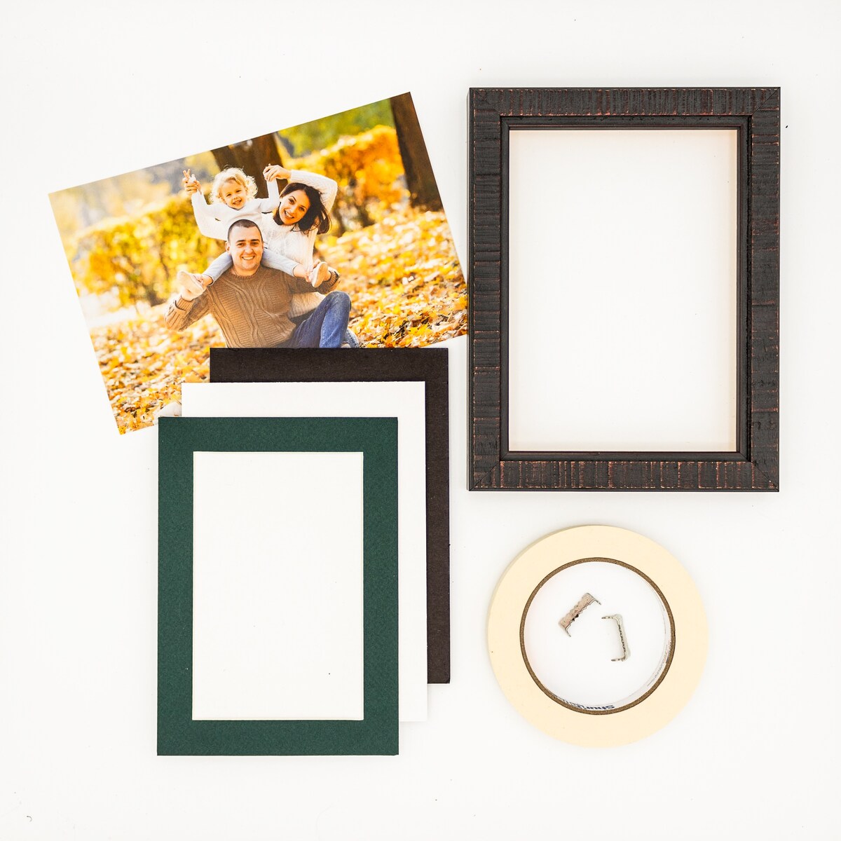 Pack of TEN 11x14 Mats Bevel Cut for 8x10 Photos - Acid Free Forest Green Precut Matboards For Pictures, Photos, Framing