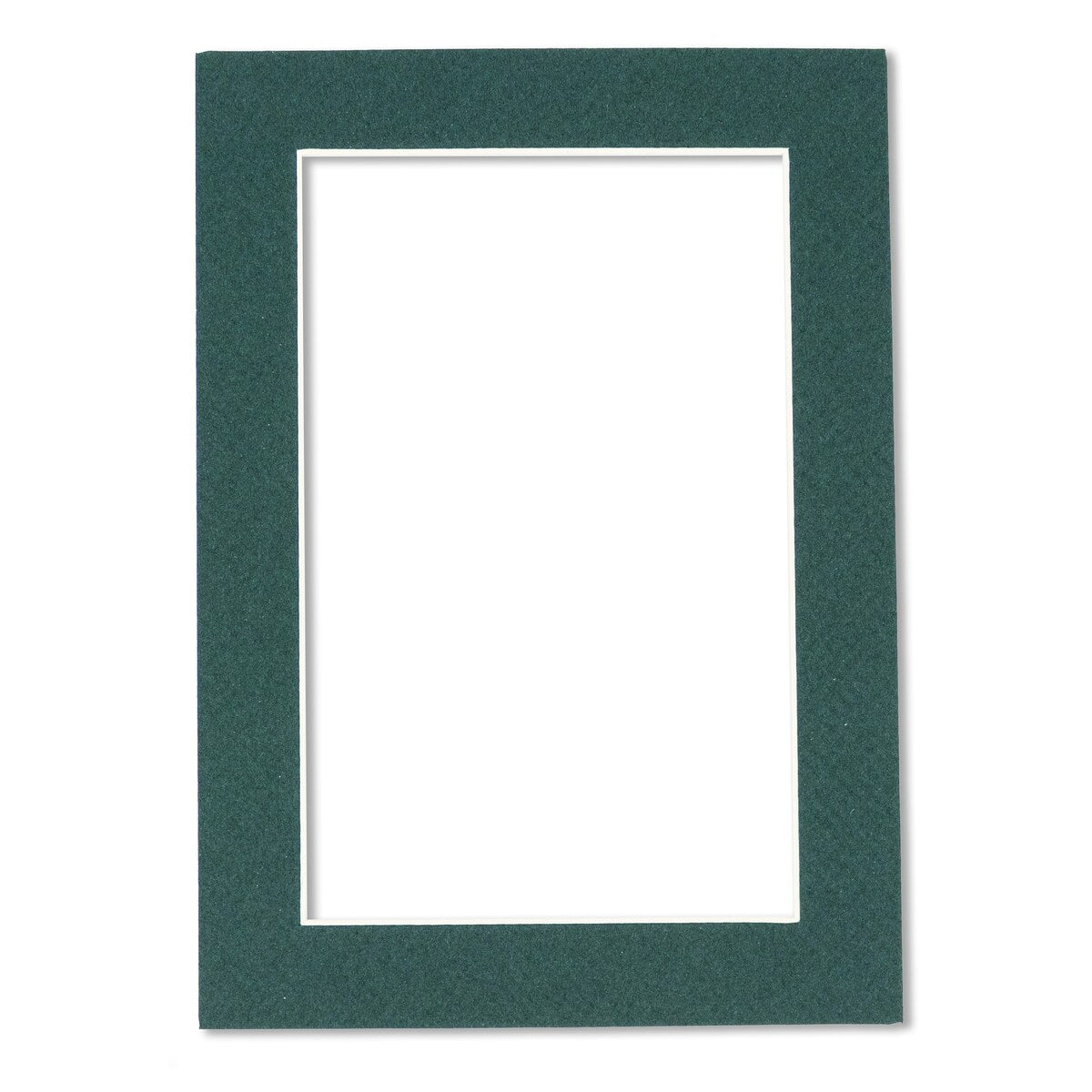 Pack of TEN 11x14 Mats Bevel Cut for 8x10 Photos - Acid Free Forest Green Precut Matboards For Pictures, Photos, Framing