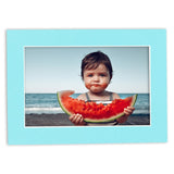 Pack of TEN 12x16 Mats Bevel Cut for 10x13 Photos - Acid Free Aquamarine Blue Precut Matboards For Pictures, Photos, Framing