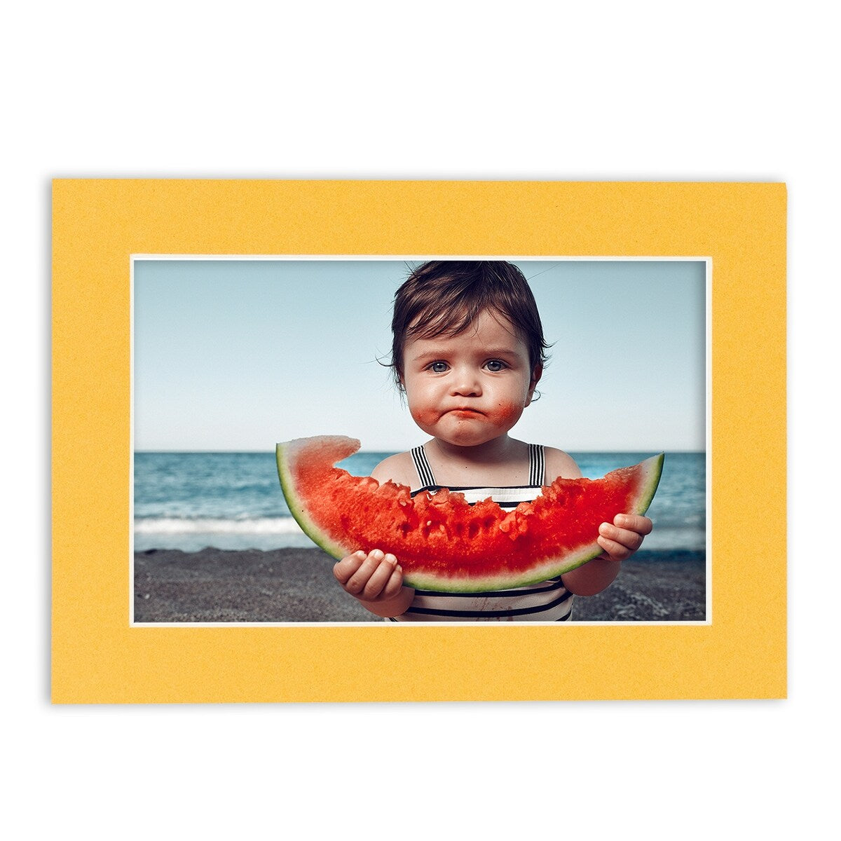 Pack of TEN 12x16 Mats Bevel Cut for 8x12 Photos - Acid Free Topaz Orange Precut Matboards For Pictures, Photos, Framing