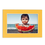 Pack of TEN 12x16 Mats Bevel Cut for 8x12 Photos - Acid Free Topaz Orange Precut Matboards For Pictures, Photos, Framing
