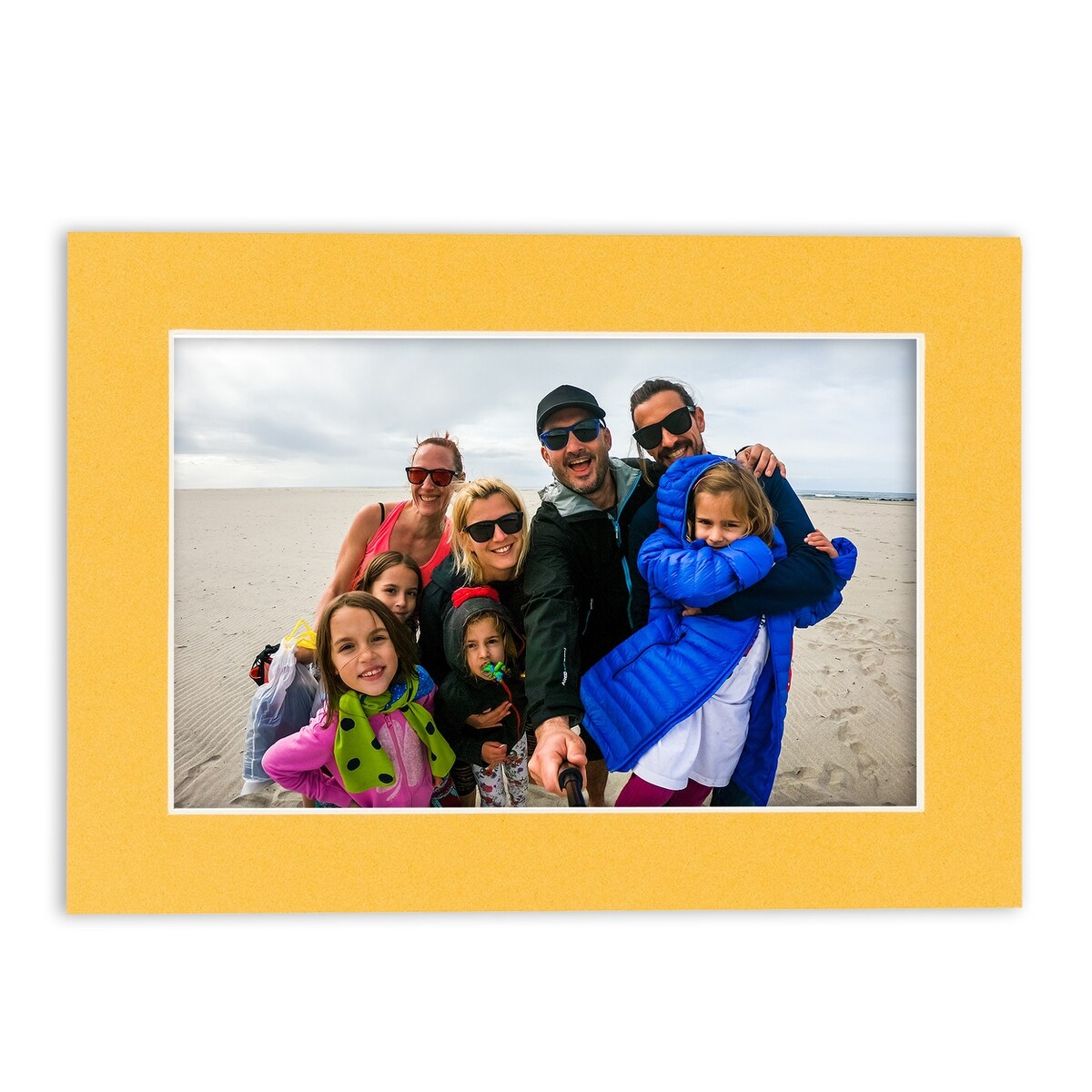 Pack of TEN 12x16 Mats Bevel Cut for 8x12 Photos - Acid Free Topaz Orange Precut Matboards For Pictures, Photos, Framing