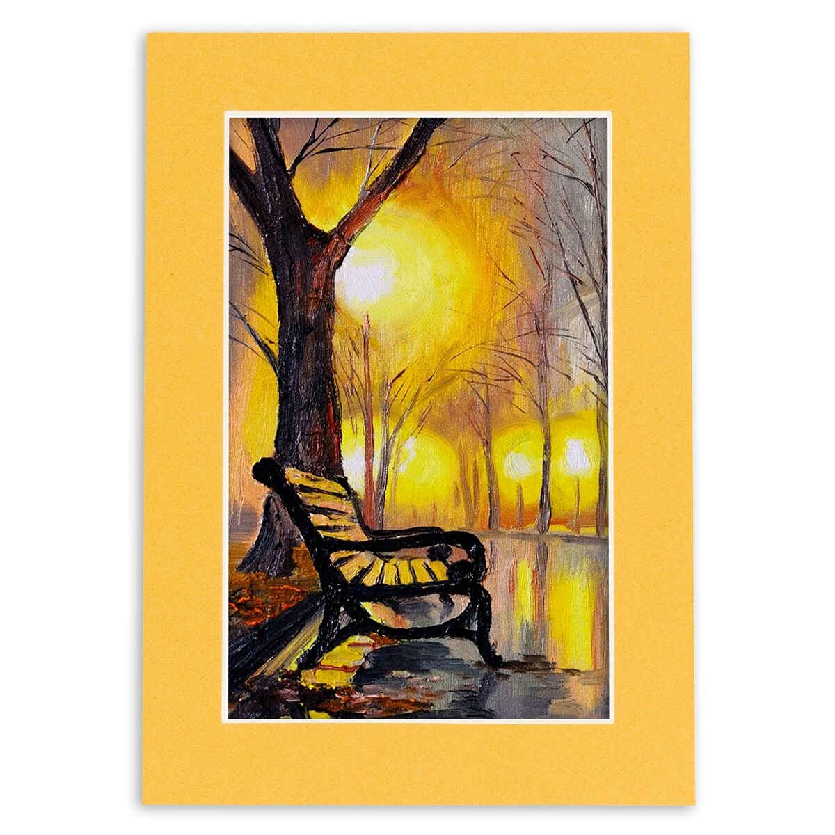 Pack of TEN 12x16 Mats Bevel Cut for 8x12 Photos - Acid Free Topaz Orange Precut Matboards For Pictures, Photos, Framing