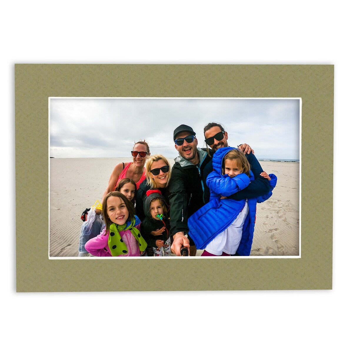 Pack of TEN 12x18 Mats Bevel Cut for 11x15 Photos - Acid Free Valley Green Precut Matboards For Pictures, Photos, Framing