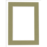 Pack of TEN 12x18 Mats Bevel Cut for 11x15 Photos - Acid Free Valley Green Precut Matboards For Pictures, Photos, Framing