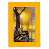 Pack of TEN 15x30 Mats Bevel Cut for 10x24 Photos - Acid Free Golden Orange Precut Matboards For Pictures, Photos, Framing