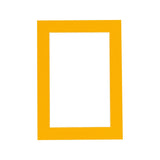 Pack of TEN 20x27 Mats Bevel Cut for 17x23 Photos - Acid Free Golden Orange Precut Matboards For Pictures, Photos, Framing