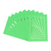 Pack of TEN 9x14 Mats Bevel Cut for 7x11 Photos - Acid Free Bright Green Precut Matboards For Pictures, Photos, Framing
