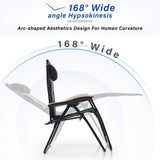Padded Zero Gravity Chair Oversize Lounge Chair with Free Cup Holder