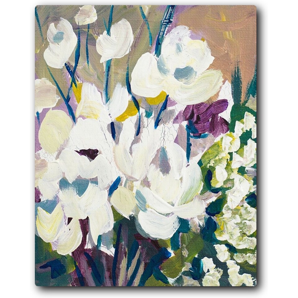 Painting of Orchids 16x20 Gallery Wrapped Stretched Canvas