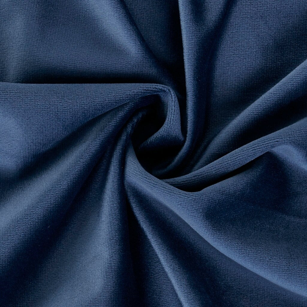 Pair of High Quality Velvet Fabric Indoor Blackout Curtains, Back Tab Curtain Panel for Living Room, Bedroom-2 Panels