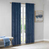 Pair of High Quality Velvet Fabric Indoor Blackout Curtains, Back Tab Curtain Panel for Living Room, Bedroom-2 Panels