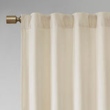 Pair of High Quality Velvet Fabric Indoor Blackout Curtains, Back Tab Curtain Panel for Living Room, Bedroom-2 Panels