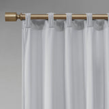 Pair of High Quality Velvet Fabric Indoor Blackout Curtains, Back Tab Curtain Panel for Living Room, Bedroom-2 Panels