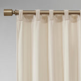 Pair of High Quality Velvet Fabric Indoor Blackout Curtains, Back Tab Curtain Panel for Living Room, Bedroom-2 Panels
