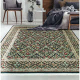 Pak-Persian Desmond Black/Grey Round Rug - 9'0" x 9'1"