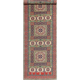 Pakistan Hand Knotted Wool Kazak-Chechen Oriental Runner Rug - 18'8" x 5'3" Runner