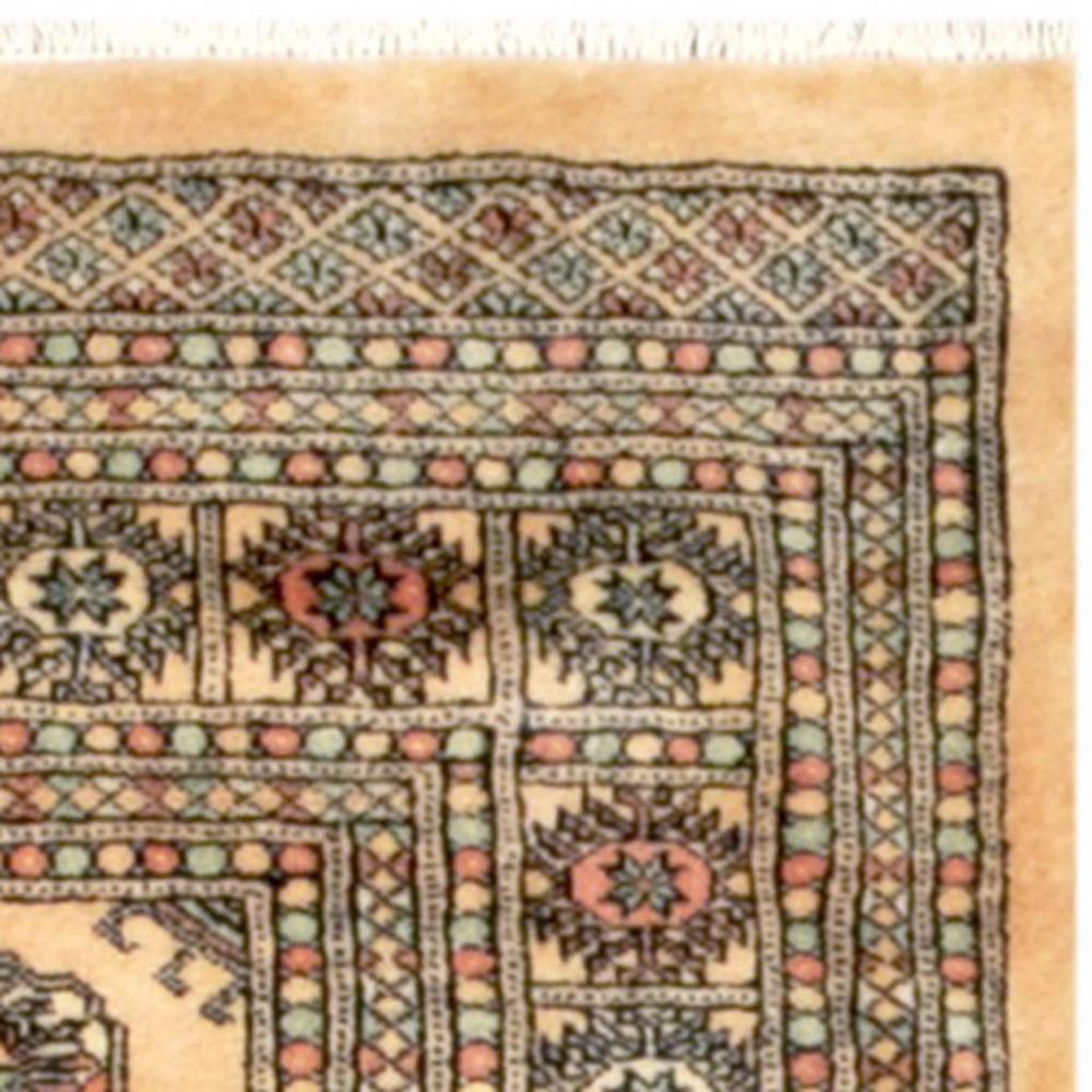 HERAT ORIENTAL Handmade One-of-a-Kind Bokhara Wool Rug - 8' x 9'10