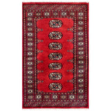 Herat Oriental Pakistani Hand-knotted Bokhara Wool Rug (2'7 x 4') - 2'7 x 4'