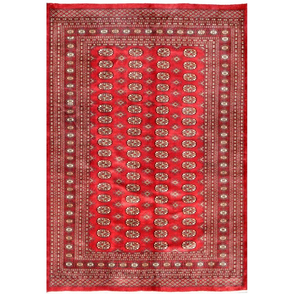 Herat Oriental Pakistani Hand-knotted Bokhara Wool Rug (6'1 x 8'9) - 6