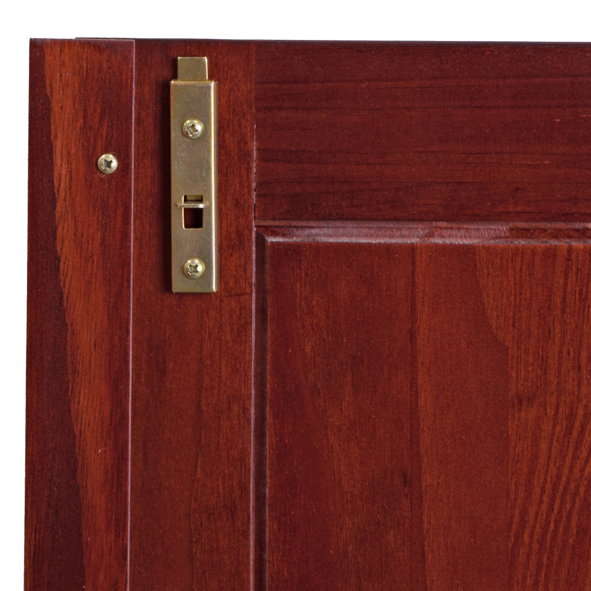 Palace Imports 100% Solid Wood Family 4-Door Wardrobe Armoire with Metal or Wooden Knobs